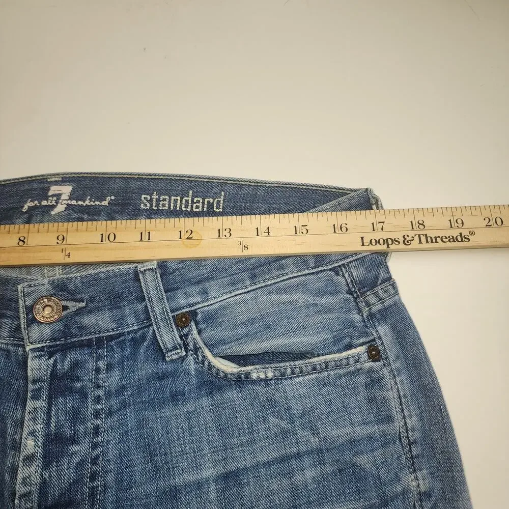 For All ManKind Jeans Womens 31 standard Straight leg blokecore normcore western